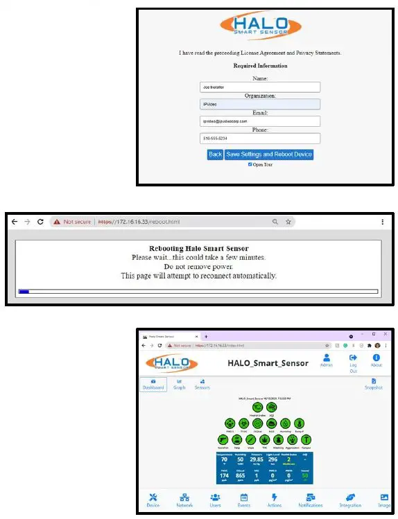 To Make Initial Connections and Settings For New HALO Smart Sensor Devices Software 8