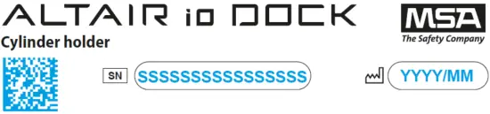 MSA GX2 ALTAIR io DOCK Automated Test Gas System altair io rock
