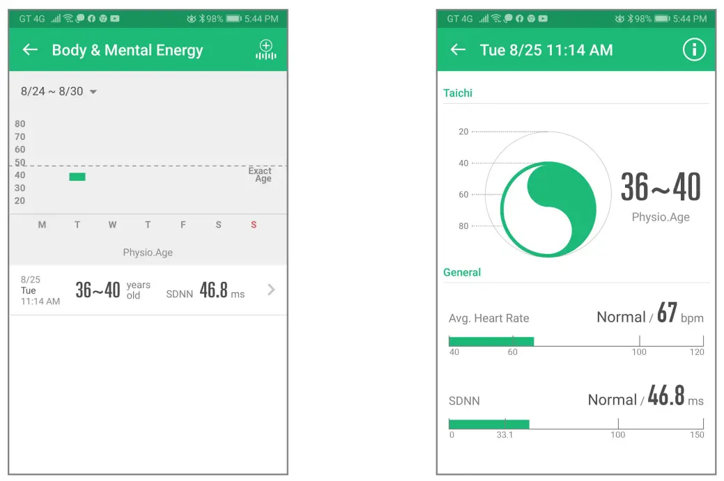 amor H2 Pro Smart Health Band - App 10