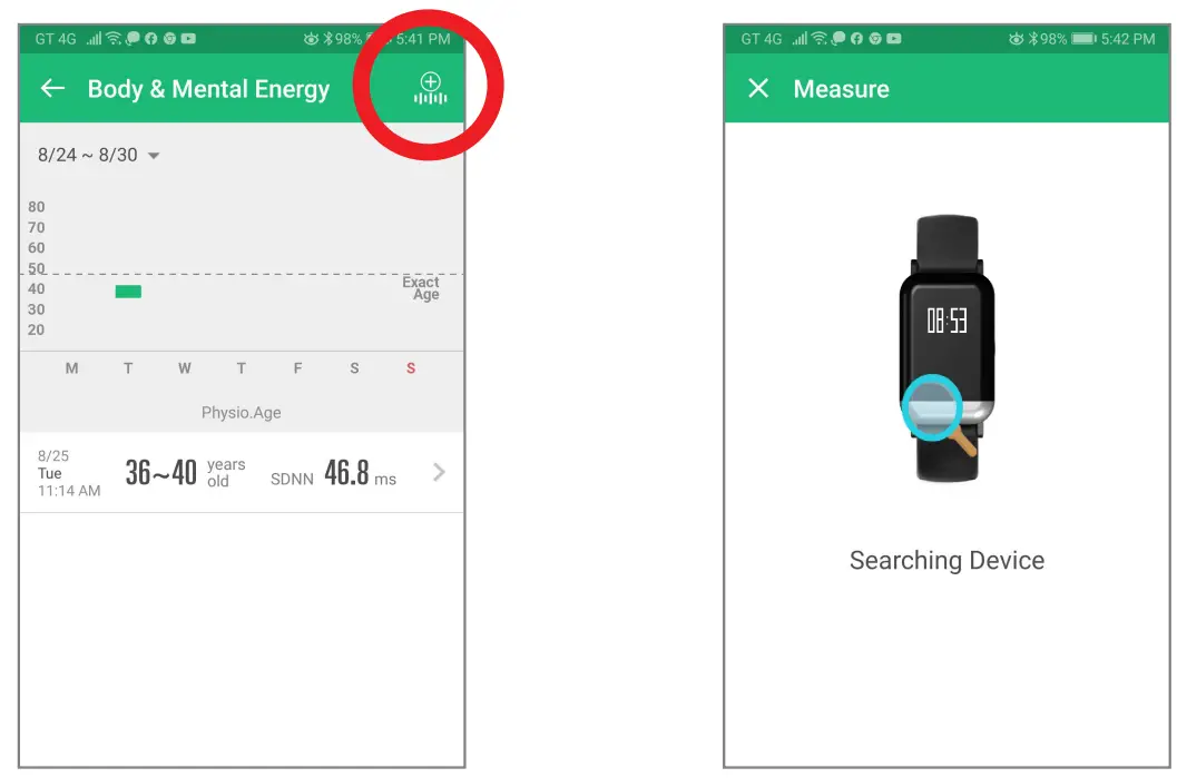 amor H2 Pro Smart Health Band - App 9