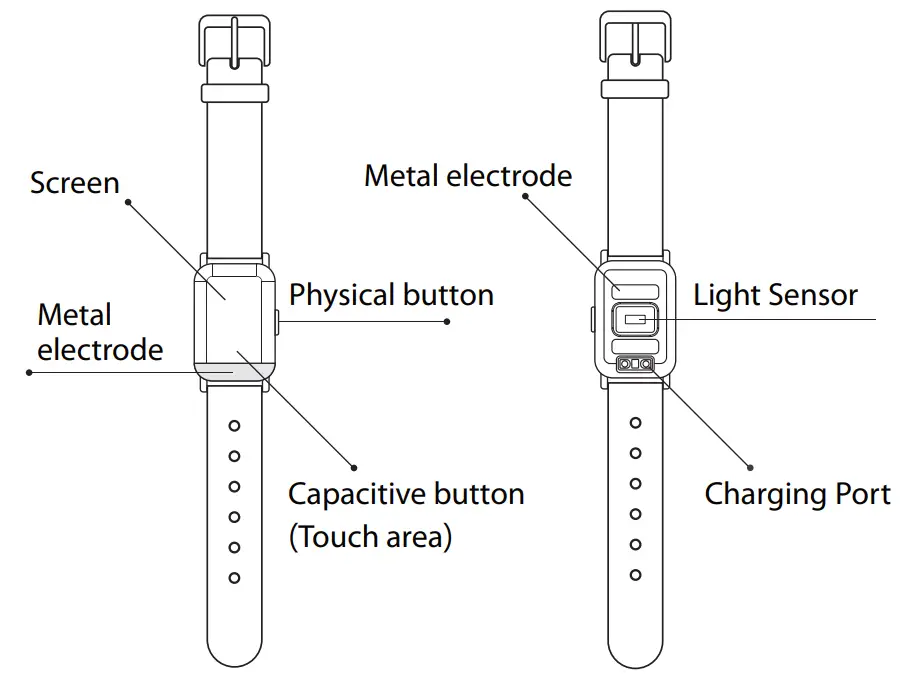 amor H2 Pro Smart Health Band - Getting
