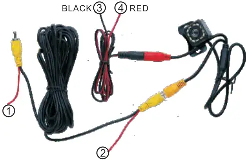 MCX MP5 Car Multimedia Player - Cable