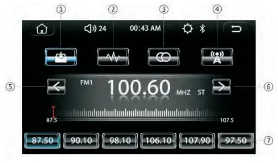 MCX MP5 Car Multimedia Player - Radio