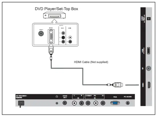 naxa NT-2500- 25-Inch -Class -Widescreen -FHD -TV -15
