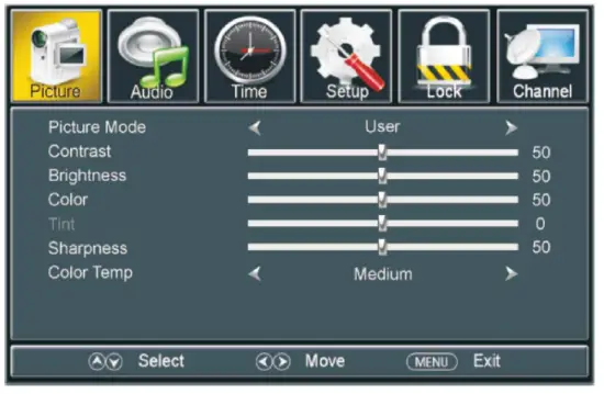 naxa NT-2500- 25-Inch -Class -Widescreen -FHD -TV -22