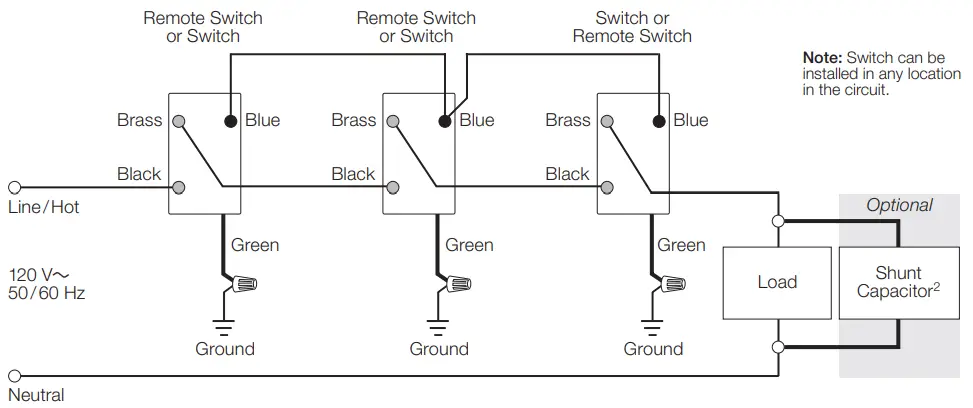 HOMEWORKS Designer RF Maestro Local Load Wiring Diagram 9