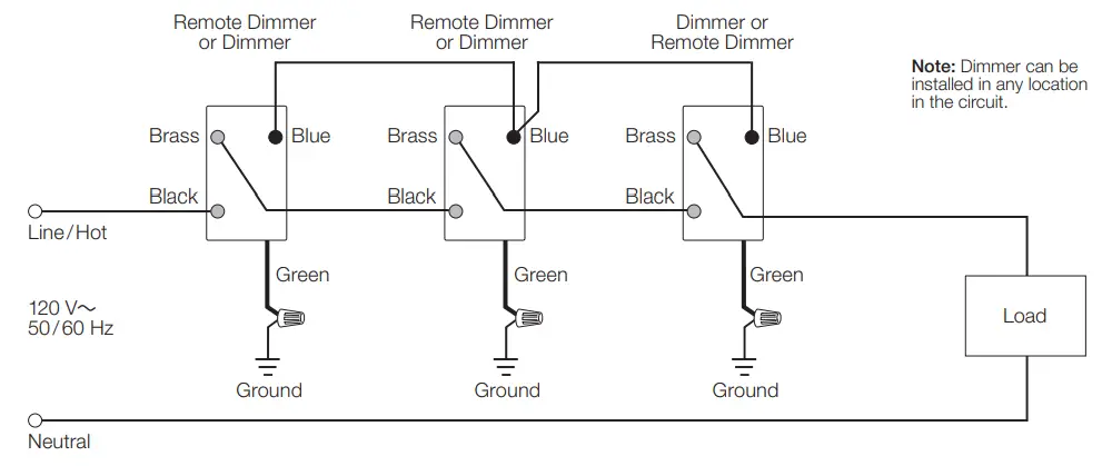 HOMEWORKS Designer RF Maestro Local Wiring Diagram 5