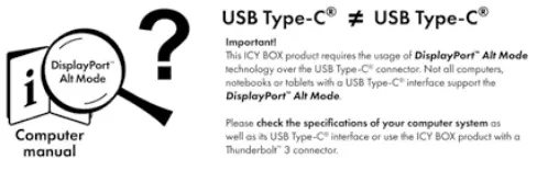 ICY BOX IB-DK1104-C USB Type-C Adapter to HDMI DisplayPort DVI-D-VGA-fig3