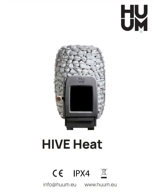 HUUM Hive Heat Sauna Stove Heater Instruction Manual