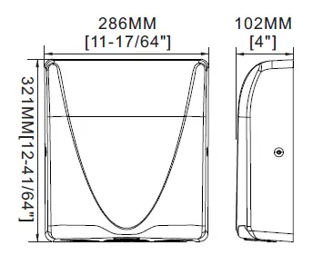 Dryflow-HDDFBULSH-BulletDri-Hand-Dryer-fig 2