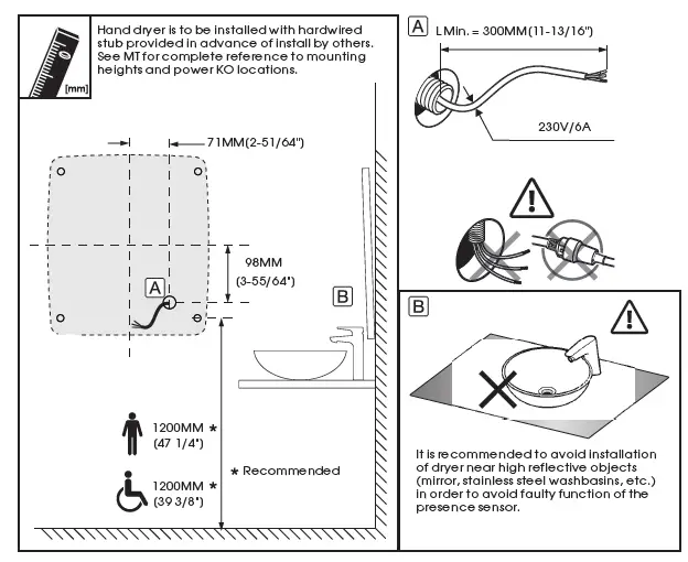 Dryflow-HDDFBULSH-BulletDri-Hand-Dryer-fig 3