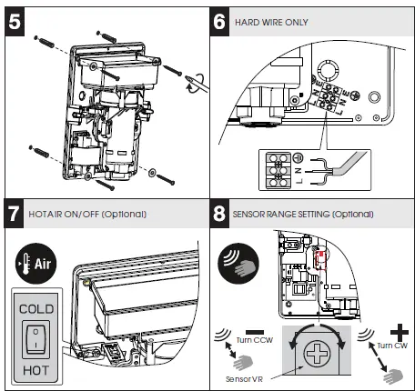 Dryflow-HDDFBULSH-BulletDri-Hand-Dryer-fig 5