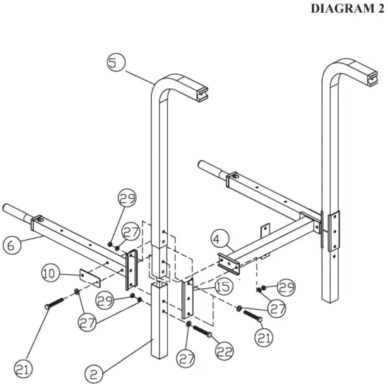 FRENCH FITNESS FF VKR20 PT Power Tower - FIG 4
