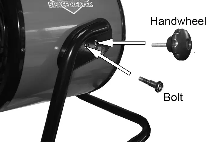 Clarke DEVIL 7009 9KW Electric Fan Heater - ASSEMBLY 2