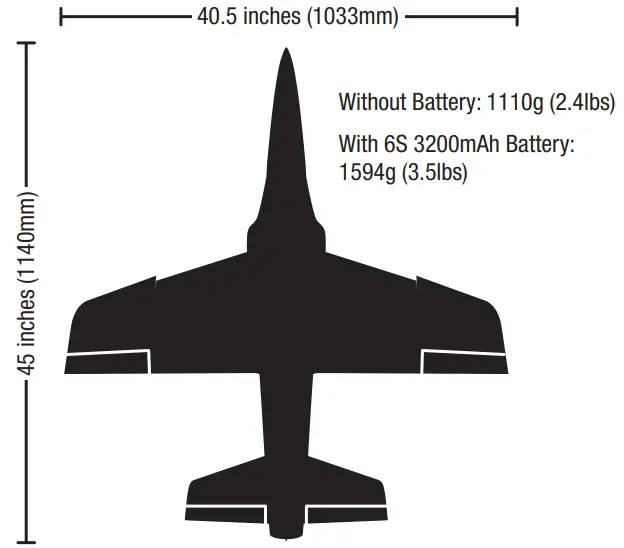 HORIZON EFL0950 Habu SS Super Sport 70mm EDF Jet BNF Basic with SAFE Select and AS3X - Fig 1