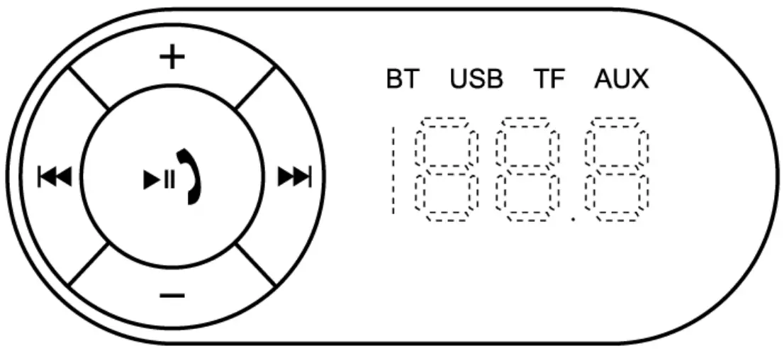 Shenzhen Yichong Electronic Technology AX02 AUX Car Bluetooth Receiver
