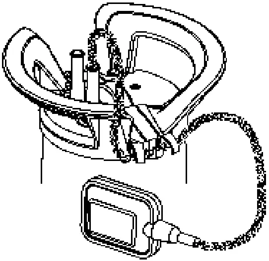 metabo TP 8000 S Clear Water Submersible Pump - switch cable
