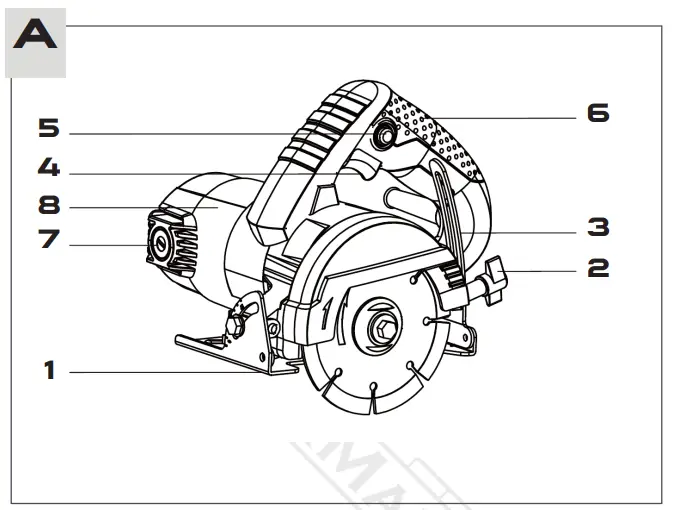 BORMANN PRO BTC5010 Tile Cutter Electric Pro 3
