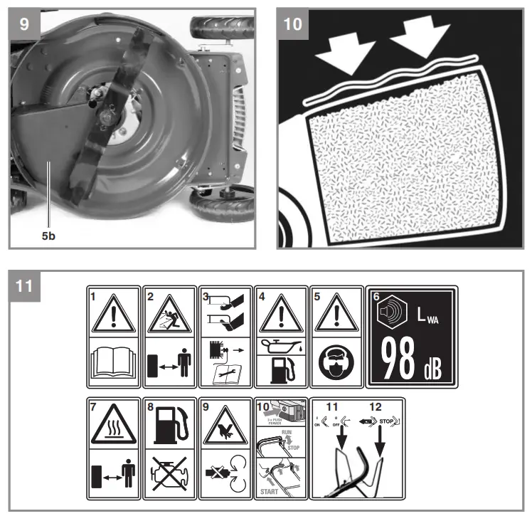 Einhell GC PM 51 2 S HW B&S Petrol Lawn Mower - Fig