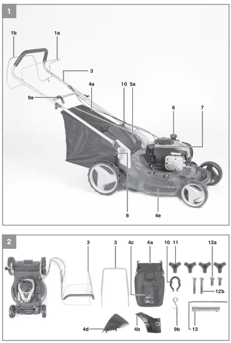 Einhell GC PM 51 2 S HW B&S Petrol Lawn Mower