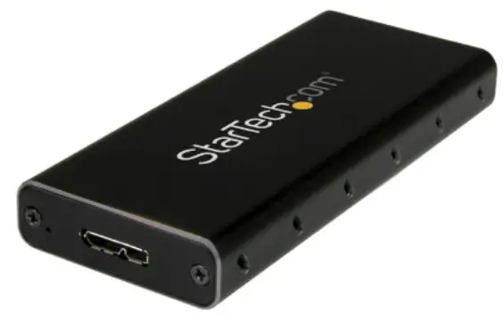 StarTech M 2 NGFF SATA Enclosure wUSB C Cable - cover