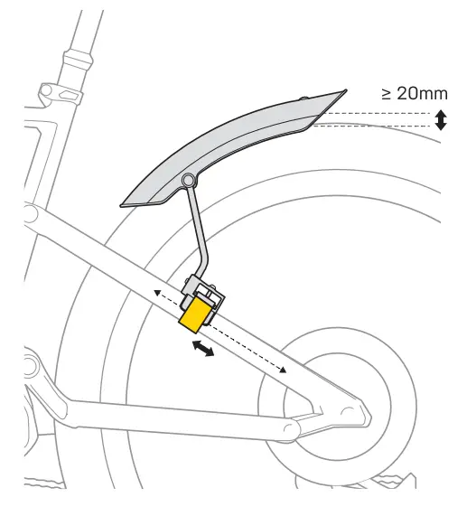 TOPEAK Tetrafender M1 Front Mudguard - fig 10