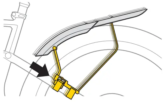 TOPEAK Tetrafender M1 Front Mudguard - fig 19