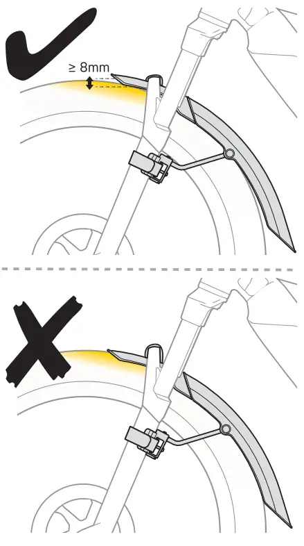 TOPEAK Tetrafender M1 Front Mudguard - fig 21
