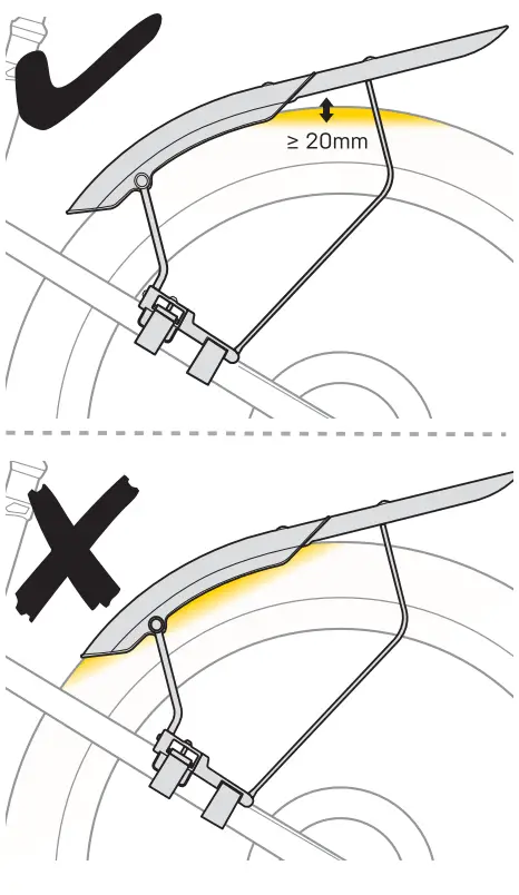 TOPEAK Tetrafender M1 Front Mudguard - fig 222