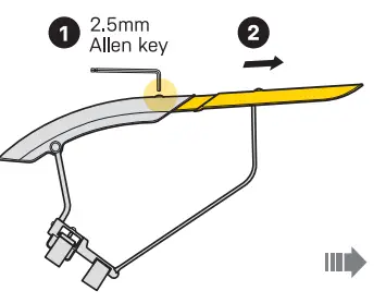 TOPEAK Tetrafender M1 Front Mudguard - fig 8