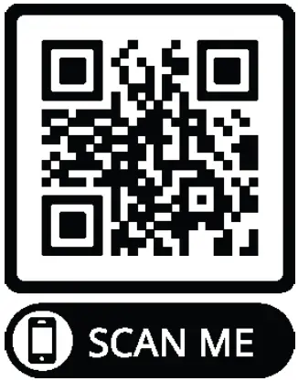 GOLDEN LIGHTING Tabitha Flush Mount 6890FM BLKCWB - QR Code