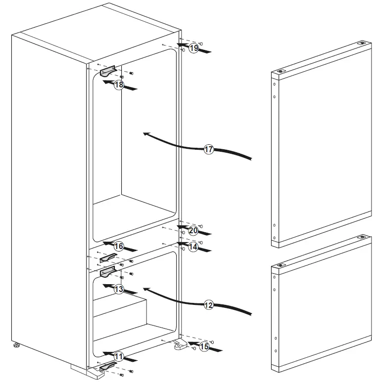 beko-BCHA306E3SN-Built-In-Refrigerator-fig-4