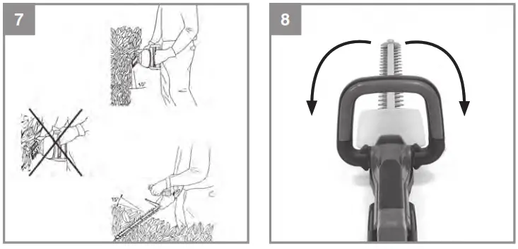 Einhell GE-CH 1855 1 Li Kit Cordless Hedge Trimmer - FIG 7