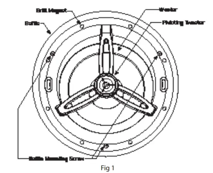 NUVO NV 2IC6-ANG Two 8 Inch In Ceiling Angled Speaker - Figure 1