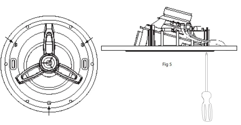 NUVO NV 2IC6-ANG Two 8 Inch In Ceiling Angled Speaker - Figure 4