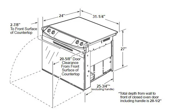 GE APPLIANCES JD630ST-DT 30 Inch Drop-In Electric Range FIG 2