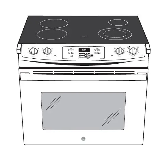 GE APPLIANCES JD630ST-DT 30 Inch Drop-In Electric Range FIG 3