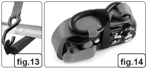 SEALEY TD1202SR Slide Ratchet Tie Down 32mm X 3m Polyester Webbing-6