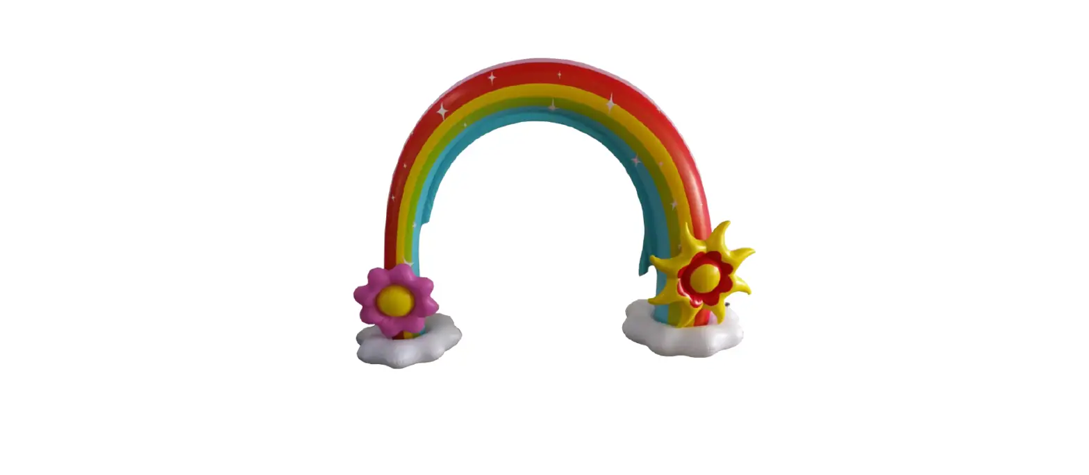 Gymax Gym05480 Inflatable Rainbow Water Sprinkler User Manual Gymax Gym05480 Inflatable Rainbow Water Sprinkler User Manual