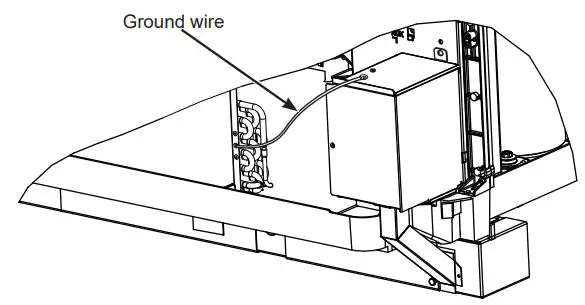 GE APPLIANCES RAK4002D Junction Box Kit Installation Guide - ATTACH JUNCTION BOX GROUND WIRE