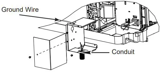 GE APPLIANCES RAK4002D Junction Box Kit Installation Guide - ATTACH WIRING USING A CONDUIT