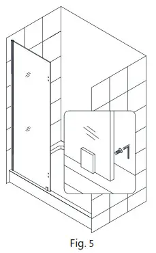 DREAMLINE AQUA Shower - - Bottom bracket