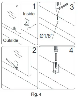 DREAMLINE AQUA Shower - Bottom bracket