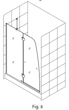 DREAMLINE AQUA Shower - Glass door