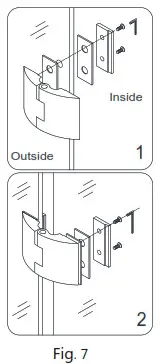 DREAMLINE AQUA Shower - Hinges