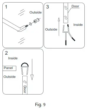 DREAMLINE AQUA Shower - Install the Towel bar