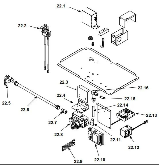 heatilator GCBC60i Caliber 36 Inch Gas Fireplace - assembly