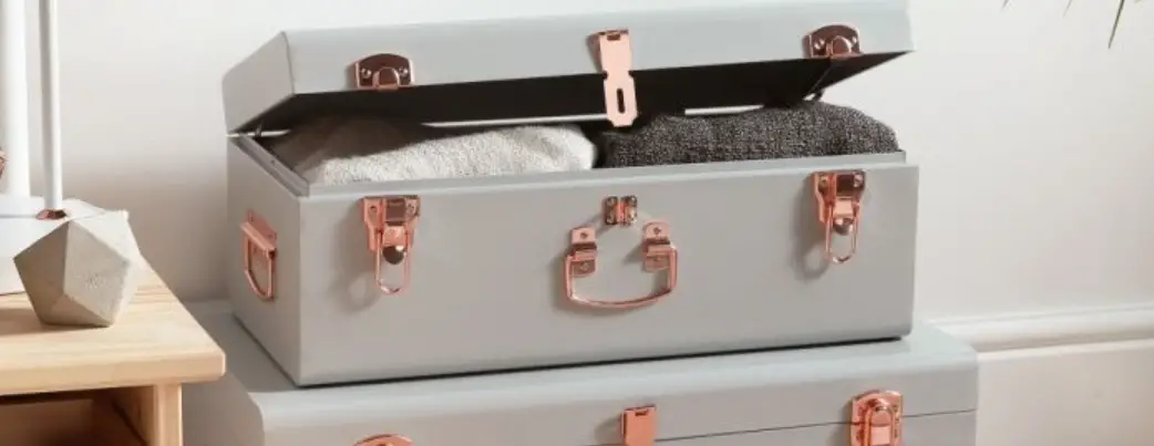 Vonhaus 4010145 Grey And Rose Gold Storage Trunks Instruction Manual Vonhaus 4010145 Grey And Rose Gold Storage Trunks Instruction Manual