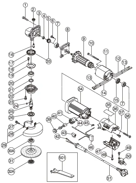 HiKOKI-G-10SF3-Disc-Grinder-11