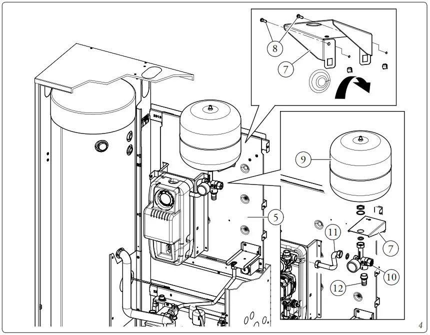 IMMERGAS COD 3 031603 Thermal Solar System Combination Kit For Trio Pack Electric - GENERAL WARNINGS 4